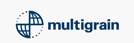 Logomarca da Multigrain com inversão das cores