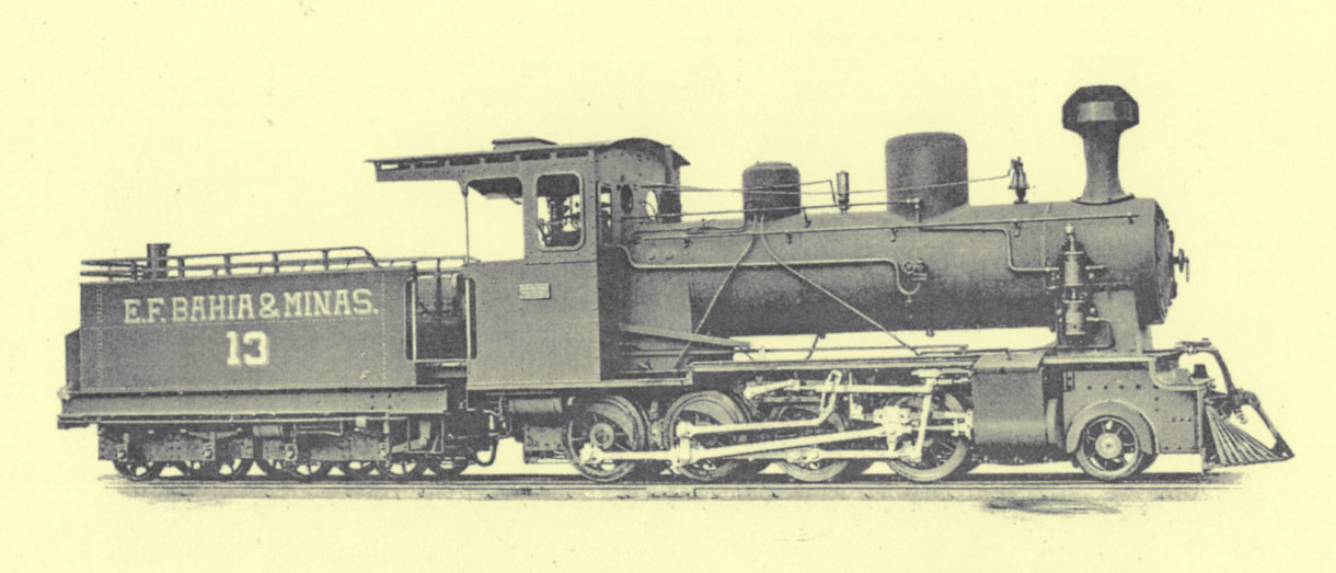 Locomotiva n° 13 da Estrada de Ferro Bahia e Minas